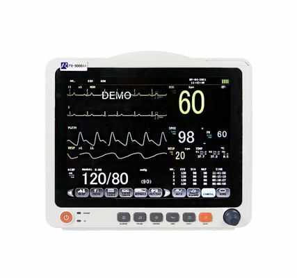Equipamento Vital Signs do hospital da monitoração de Ecg do monitor paciente de um parâmetro de 12 polegadas multi