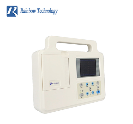 Máquina portátil de eletrocardiograma com derivações únicas/múltiplas Peso leve/médio/pesado