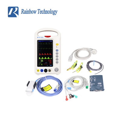 Fácil de operar sinais vitais multiparâmetro monitor do paciente para monitoramento conveniente