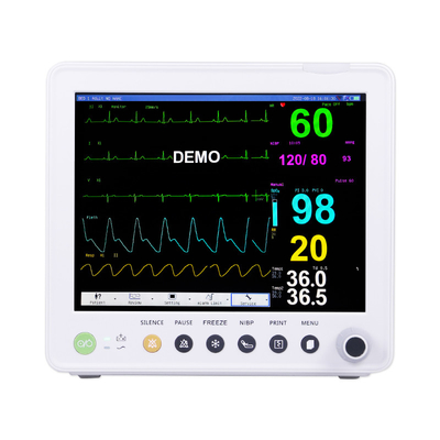 Instrumento médico ICU para monitorar o preço do monitor paciente dos parâmetros 12inch 6