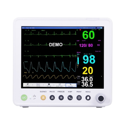 12.1 polegada 5 Leads Multi Parâmetro Monitor do Paciente para cuidados médicos profissionais