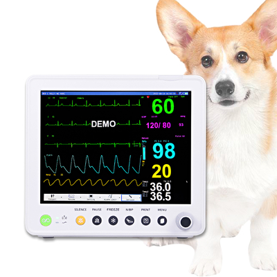 Máquina veterinária portátil de ECG com fonte de alimentação de Battery/AC