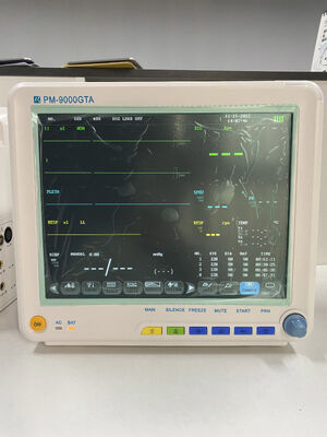 Monitor elétrico do paciente do eletrocardiograma da máquina de ECG para salas de cirurgia da clínica do hospital ala de emergência