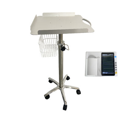 Venda Quente Material de Alumínio de Alta Qualidade Trolley Máquina ECG para Hospital e Clínica