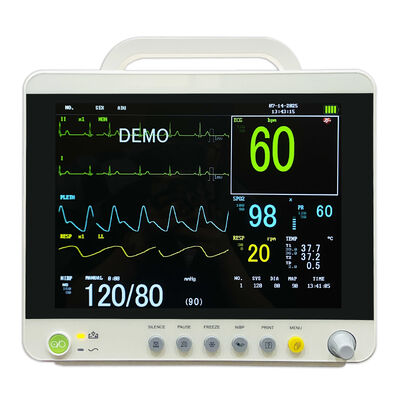 Preço de fábrica de alta qualidade 12.1 polegadas Multi-parâmetro monitor do paciente dispositivo médico para hospital