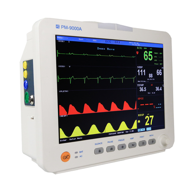 Hospital portátil durável do monitor paciente de TFT LCD da cor do monitor do multiparâmetro