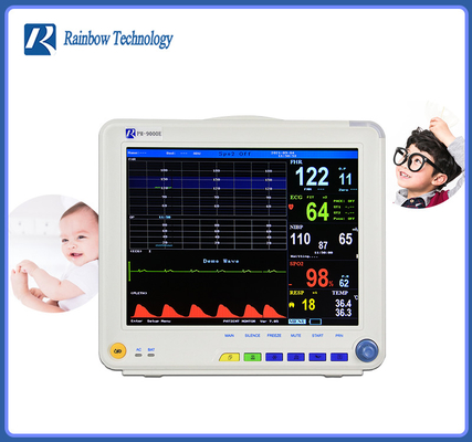 multiparâmetro do monitor 220V paciente monitor Fetal materno portátil de 12,1 polegadas