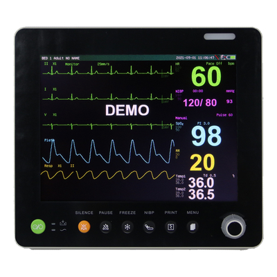 12,1” monitores pacientes do tela táctil clínico para o cuidado da família do hospital