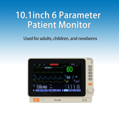 10 polegadas de capacidade antiparasitária forte Modularized portátil do monitor paciente de TFT LCD