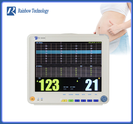 12.1Inch coração Fetal portátil Rate Monitor 3 livres de poeira de pouco peso do parâmetro