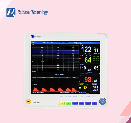O monitor Fetal de pouco peso CTG faz à máquina desfibrilador da exposição de TFT LCD da cor o anti