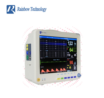parâmetro Fetal do monitor 9 de 220V ECG monitor de parâmetro de 12,1 polegadas multi