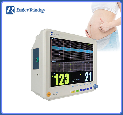 Monitor de Frequência Cardíaca Fetal Operado por Bateria com Análise de Forma de Onda e Função de Alarme