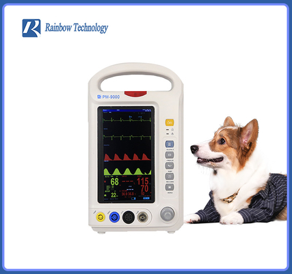 Monitor veterinário do multiparâmetro da precisão alta com transferência de dados de USB para a segurança