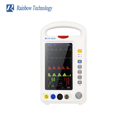 Monitor paciente da emergência do punho ICU/CCU portátil com exposição de 7In TFT LCD