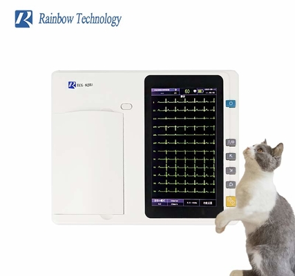 3 instrumentos analíticos clínicos veterinários dos canais com exposição de TFT LCD de 7 polegadas