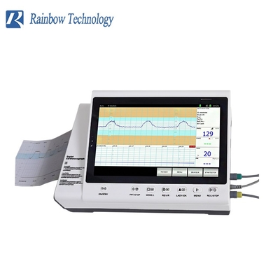 3 impressora Fetal de Rate Monitor Cardiotocography Machine With do coração dos gêmeos CTG dos parâmetros