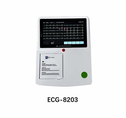 12 Máquina de Ecg de Chumbo 1/ 3/ 6/ 12 Máquina de Teste de Estresse do Canal de Ecg Electrocardiograma