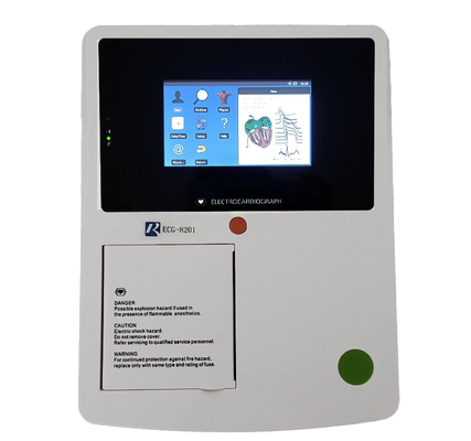 4Máquina de ECG Médico de tela sensível ao toque de 3 polegadas para monitoramento da saúde do corpo Certificação ISO