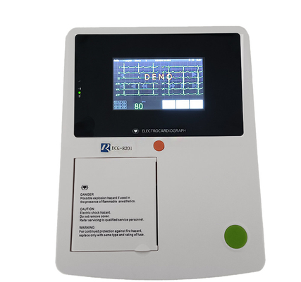 4Máquina de ECG Médico de tela sensível ao toque de 3 polegadas para monitoramento da saúde do corpo Certificação ISO