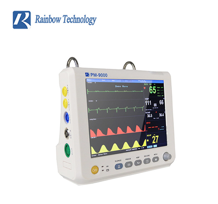 8 horas de duração da bateria Multi Parameter Monitor do paciente com conectividade sem fio
