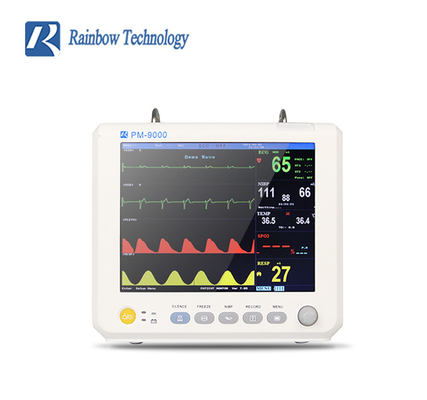 8 horas de duração da bateria Multi Parameter Monitor do paciente com conectividade sem fio
