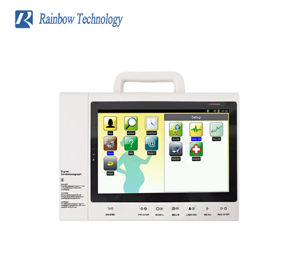 OEM Fetal de Doppler do ultrassom portátil disponível para a exposição do LCD do monitor de coração do bebê