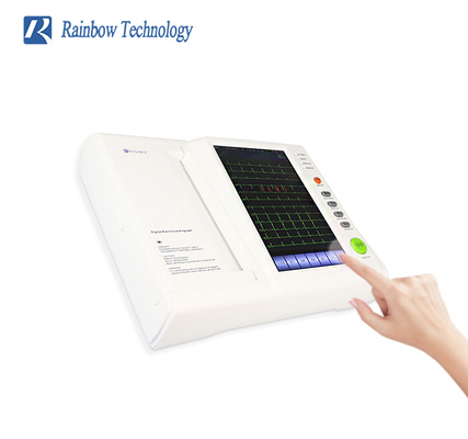 Hospital 12 Canal Máquina de ECG ECG-8812 Touch Screen 12 Electrocardiografia de Chumbo