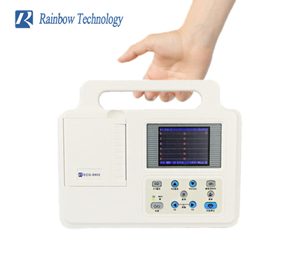 Máquina de ECG de um canal e 12 derivações Máquina de ECG de três canais