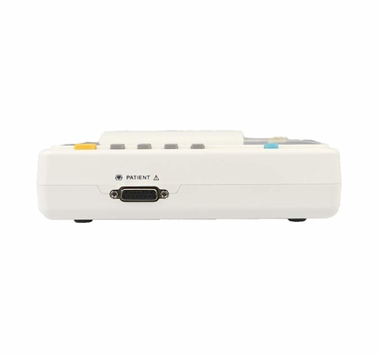 Monitor de ECG portátil de 6 canais Analisador de tela sensível ao toque Recarregável Construído em bateria de iões de lítio
