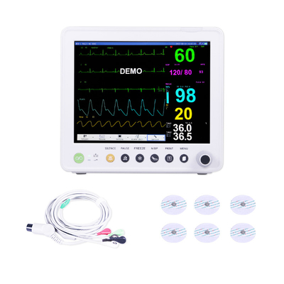 Monitor paciente portátil de ICU Vital Signs Monitors Multiparameter ECG