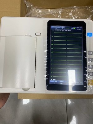 Máquina de ECG Digital de Seis Canais com Armazenamento e Gravação de Dados Internos/Externos