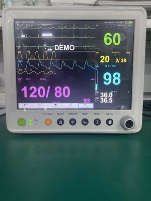 Monitor paciente médico de 12,1 polegadas do equipamento do hospital com multiparâmetro do CO2