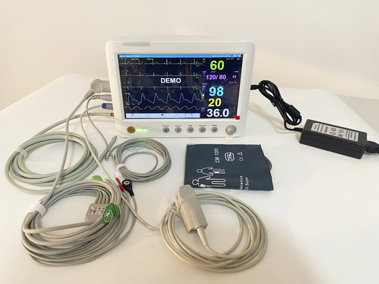 10Display TFT a cores de 1 polegada 6 Parâmetro monitor cardíaco