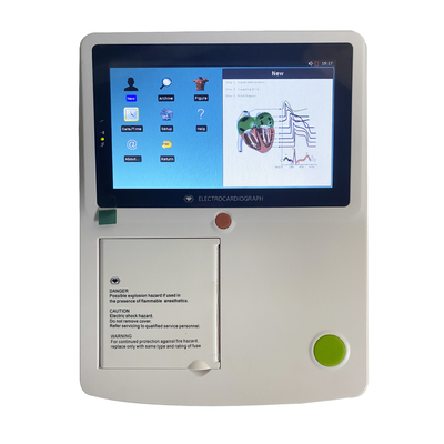 Eletrodos de ECG de 12 leads holter Máquina de eletrocardiograma de 6 canais