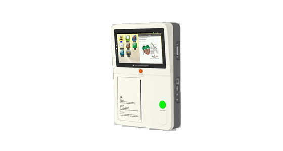 Equipamento de ECG de tela sensível ao toque de 7 polegadas Máquina de ECG para cirurgia em clínicas hospitalares