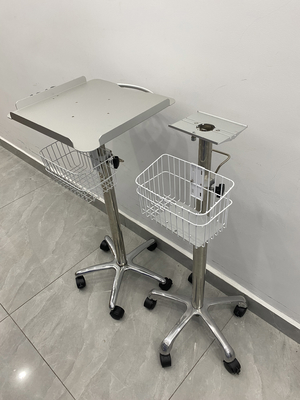 Carrinho e mesa móveis para monitoramento do paciente