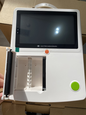 12 Chumbo 6 Canal Electrocardiógrafo Máquina de Ecg Três Canais