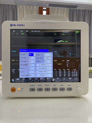 Dispositivo Médico 12 polegadas Multi Parâmetro TFT Screen Monitor do Paciente Com Parede Stand Mount Bracket