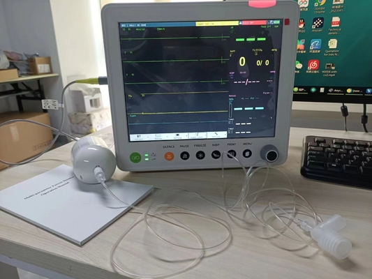 12.1 polegada padrão 6 parâmetros UTI / monitor do paciente ao lado do leito com ETCO2