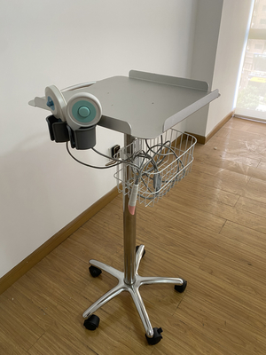 Carrinho de hospital portátil de metal multifuncional, incluindo máquina de ultra-som de eletrocardiograma