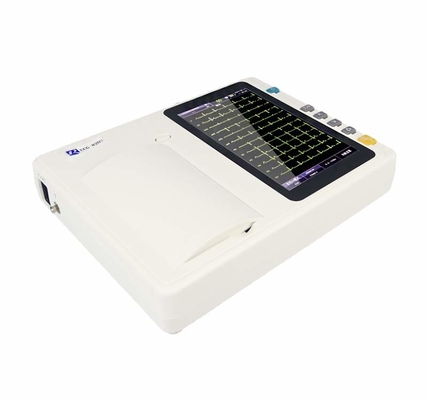 Ecrã TFT-LCD com toque de 7 polegadas Electrocardiograma máquina de ECG digital