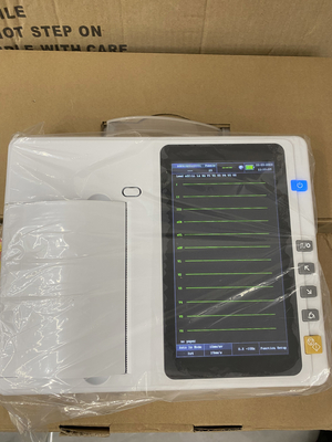 Ecrã TFT-LCD com toque de 7 polegadas Electrocardiograma máquina de ECG digital