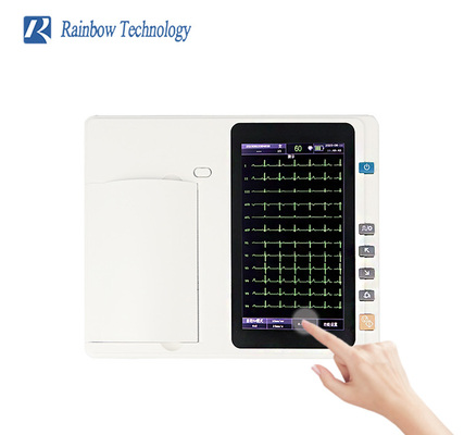 Instrumentos médicos hospitalares máquina de diagnóstico por ECG de grande ecrã