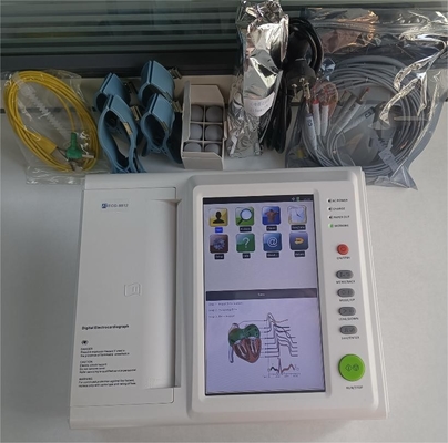 China venda quente 12 canal 12 chumbo máquina ECG para hospital