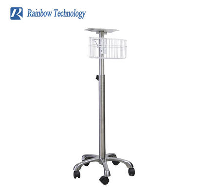 Monitor de pacientes de UTI de parâmetros múltiplos Preço Hospital Monitor de pacientes médicos Mobile Stand Movable Cart Trolley