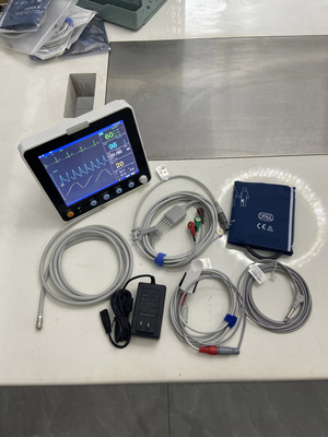 8 polegadas de tela LCD multi-parâmetro monitor do paciente para UTI do hospital