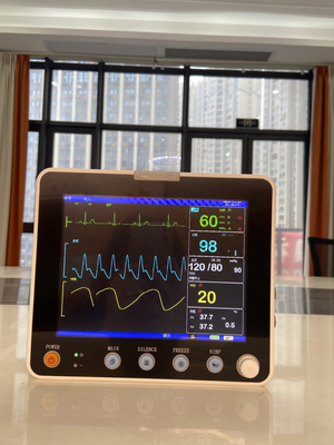 8 polegadas de tela LCD multi-parâmetro monitor do paciente para UTI do hospital