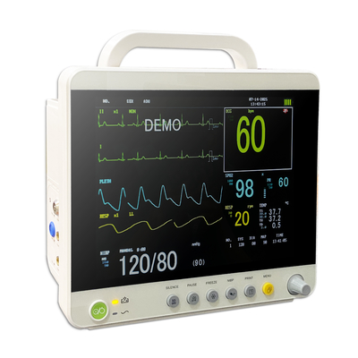 Monitor de paciente neonatal elétrico fornecido na fábrica com características de múltiplos parâmetros para o departamento pediátrico do hospital
