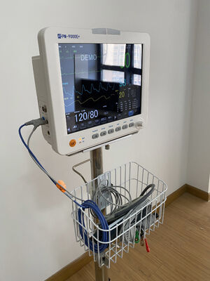 Monitor de sinais vitais para uso hospitalar de 12,1 polegadas, monitor multiparamétrico para pacientes em UTI